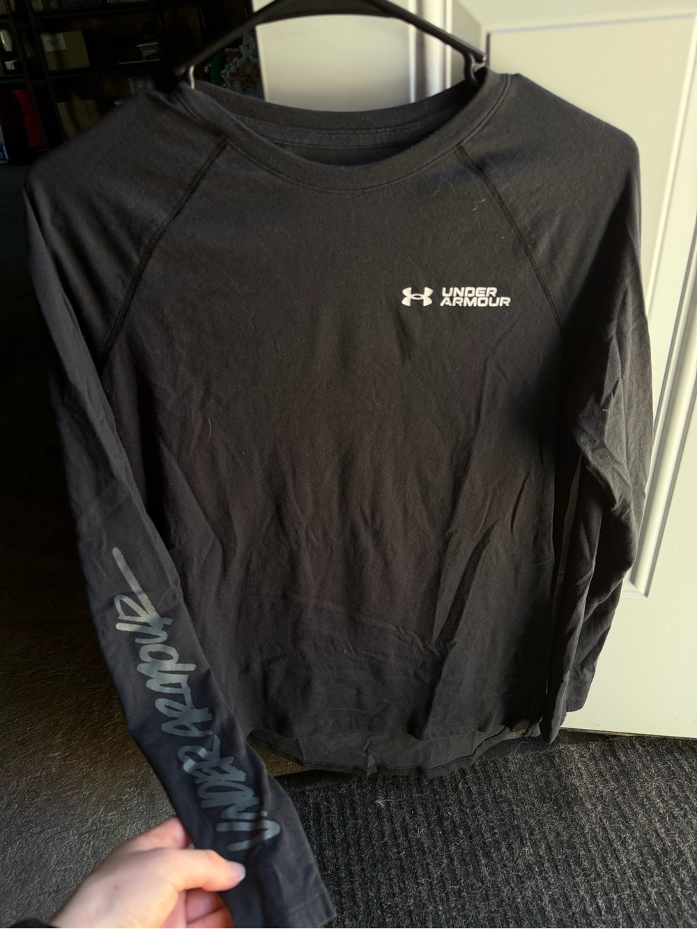 Under Armour Women’s Black Long-Sleeve Performance Shirt